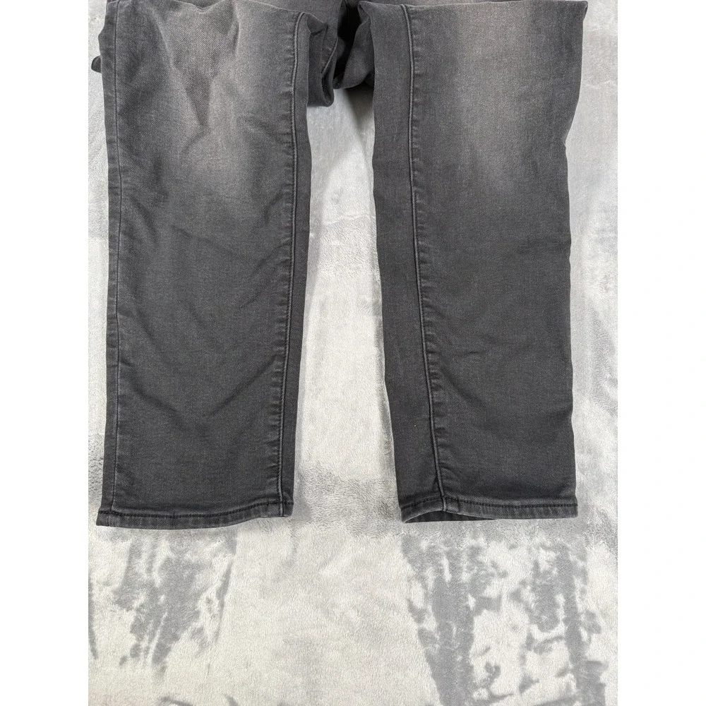 CALVILLE Men's Size L Large Dark Gray Wash Slim Tapered Stretch Jeans Pants
